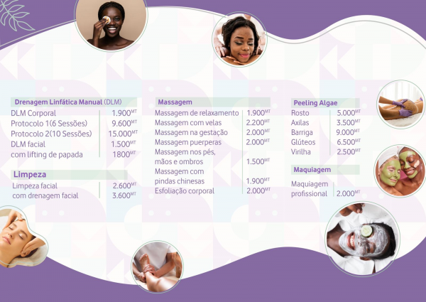 SERVIÇOS DE BELEZA PREÇOS