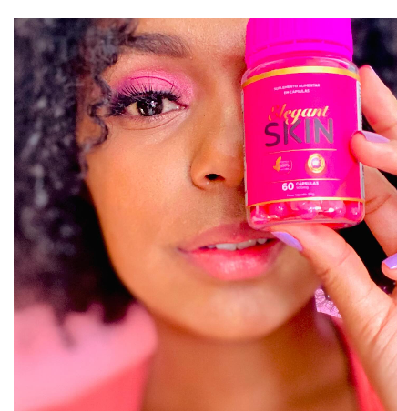 O Elegant SKIN é primeira vitamina que trás resultado na 1ª cápsula 😱😍  Cabelão renovado