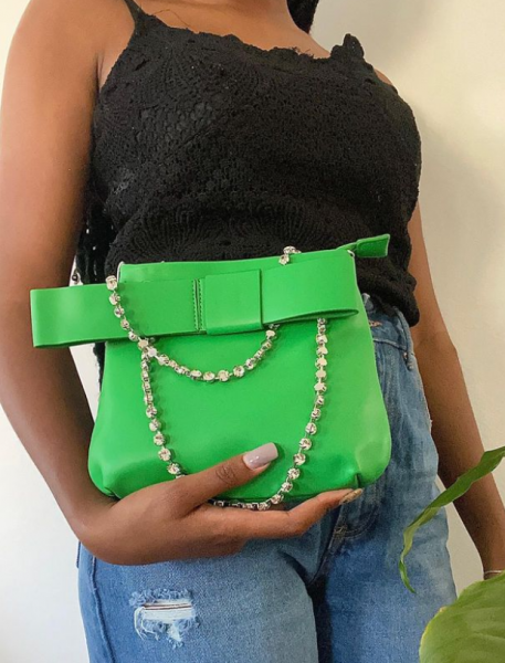 Bolsa verde : 2500 Mt 🏷 (Contém tira colo