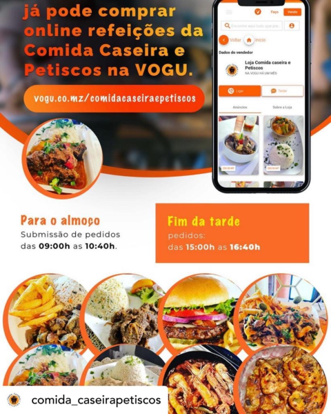 É TUDO TIPICAMENTE CASEIRO É TUDO TIPICAMENTE CASEIRO  COMIDA TIPICAMENTE MOÇAMBICANA