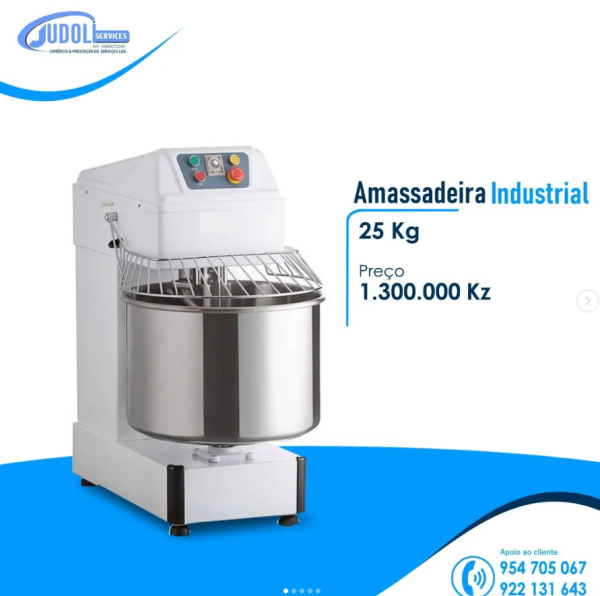 AMASSADEIRA INDUSTRIAL 25Kg Preço: 1.300.000 Kz