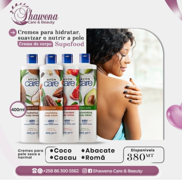 CREME hidratação da pele,