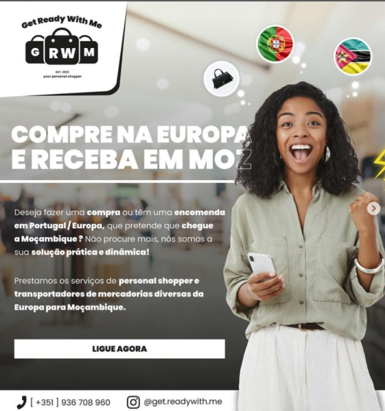 Encontre connosco o melhor serviço de personal shopper/transporte da sua mercadoria estagnada na Europa para Moçambique ao melhor preço da praça.