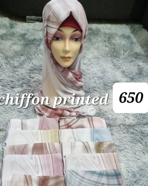 CHIFFON PRINTED 650