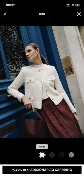 Blazer Elegance White