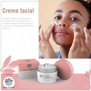 Creme facial Sua fórmula com manteiga de karité protege contra factores externos e previne a formação de cravos.