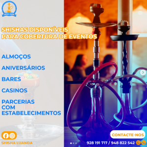 Temos shishas disponíveis para servir os teus eventos. Contate-nos e faremos questão de servir o seu evento.