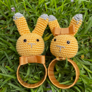 PG coelho em crochê 4.000,00kzs/unidade