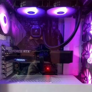 Intel Core i7 8700 3.20 GHz 6/12 Threads 32GB de Memória RAM 3000 MHz Cooler Corsair H100i RGB Pro XT refrigerado a água SSD 500GB Samsung 970 Evo Plus NVMe M.2 HDD WD Blue 1TB 7200 RP