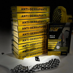 Meia Anti-derrapante Estas meias são produzidas com tecnologia especial