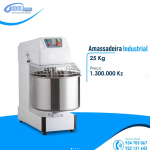 AMASSADEIRA INDUSTRIAL 25Kg Preço: 1.300.000 Kz