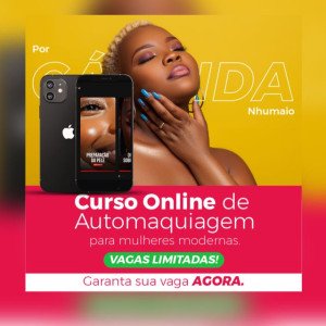 Curso PRÁTICO de Automaquiagem para ficar LINDA e EMPODERADA sem precisar ficar horas no espelho. Garanta sua vaga