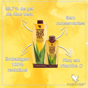 Vitamina C. O Aloe Vera contém mais de 250 componentes essenciais (vitaminas, minerais, aminoácidos, açúcares, lípidos e glicoproteínas) para manter o bem-estar diário.