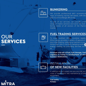 SERVIÇOS _ Empresa de produção e distribuição de energia