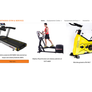 Vendas e montagens de maquinas e acessorios de ginasio