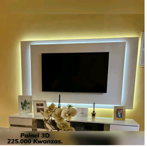 Painel 3D iluminado O riqueti perfeito para o seu lar.