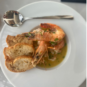 Camarão alinho Camarão ao alho