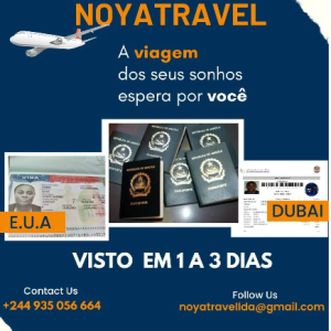 Em 24 horas tens o visto dos Estados Unidos da América. E em 72 horas tens o visto do Dubai