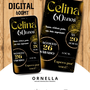 Convite digital Convite digital Fica pronto em 24h Preço 600mt