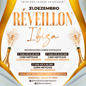 *Ibiza Réveillon 2024*✨  🌟 É convidado a fazer connosco a contagem regressiva para o ano novo que está por vir.