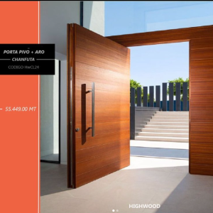 PORTA PIVOTANTE + ARO ** APARTIR DE 55.499.00 MT, SOLICITE A TUA JÁ… 100% WOOD / MADEIRA SÓLIDA