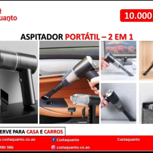 Aspirador de pó e portatil