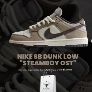 Marca: Nike (👟) Modelo: SB Dunk Low Steamboy OST ___________________________  Tamanhos Disponíveis: 40 até 44 Preço: 129.500,00 Kz