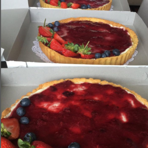 Tarte de Frutos vermelhos com sabor ka khaya ka mina