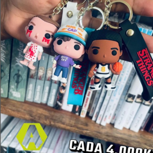 Porta chaves de personagens de animes