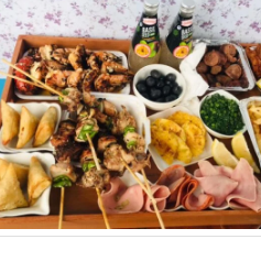 CHUVA DE SABORES BANDEJAS E MIMOS