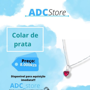 COLAR DE PRATA| Gênero:Feminino. Espessura:Média. Preço:8.000kzs