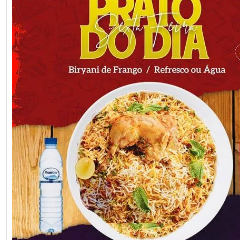 Biryani de Frango 🌶 (Água ou Refresco) 550MT