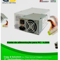 FONTE DE ALIMITAÇÁO