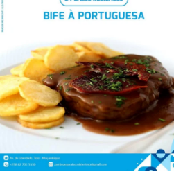 Bife à portuguesa é uma refeição sem artifícios