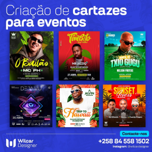 Criação de cartazes para eventos