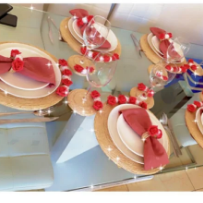 Base para pratos ❤️ Base para copos ❤️ e porta guardanapos