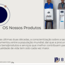 máquinas purificadoras de água, em três modelos: