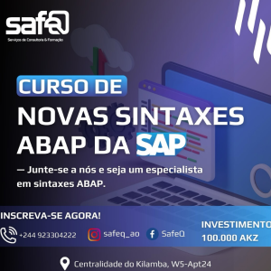 curso: SINTAXES ABAP DA SAP,