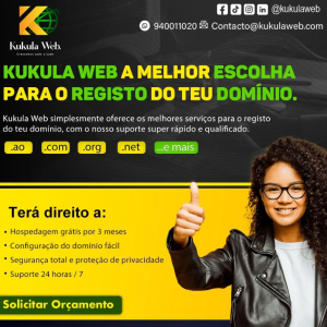 Registo do teu domínio