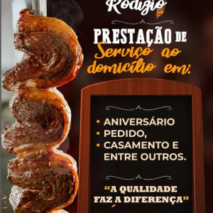 Serviço de rodízio ao domicílio