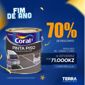 Pinta Piso 16L- Várias cores