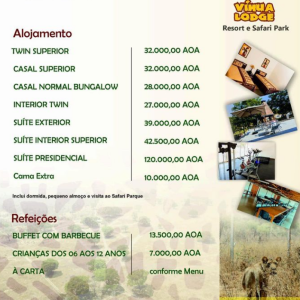 PREÇOS PARA ACOMODAÇÃO