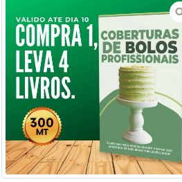 LIVRO Curso de coberturas de bolo profissionais