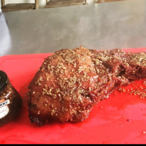 Fraldinha com alho caramelizado