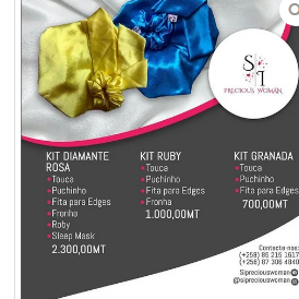 temos puchinhos para prender o seu cabelo sem quebrar e danificar, temos também a fita para fixar baby hair