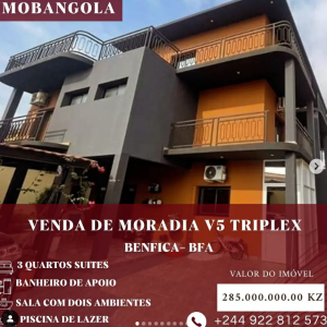 Venda de moradia V5 Triplex de alto padrão
