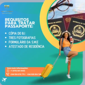 processo de entrada custa 100 mil kzs, sai em 1 mês