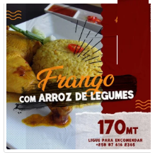FRANGO ARROZ E LEGUMES