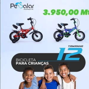 Bicicleta para crianças tamanho 12 Ideal para crianças de 3-5 anos