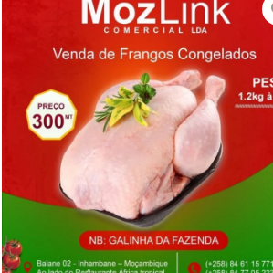 Farm Chickens Weight: 1.2 to 1.5kg Each 300 Mzn each